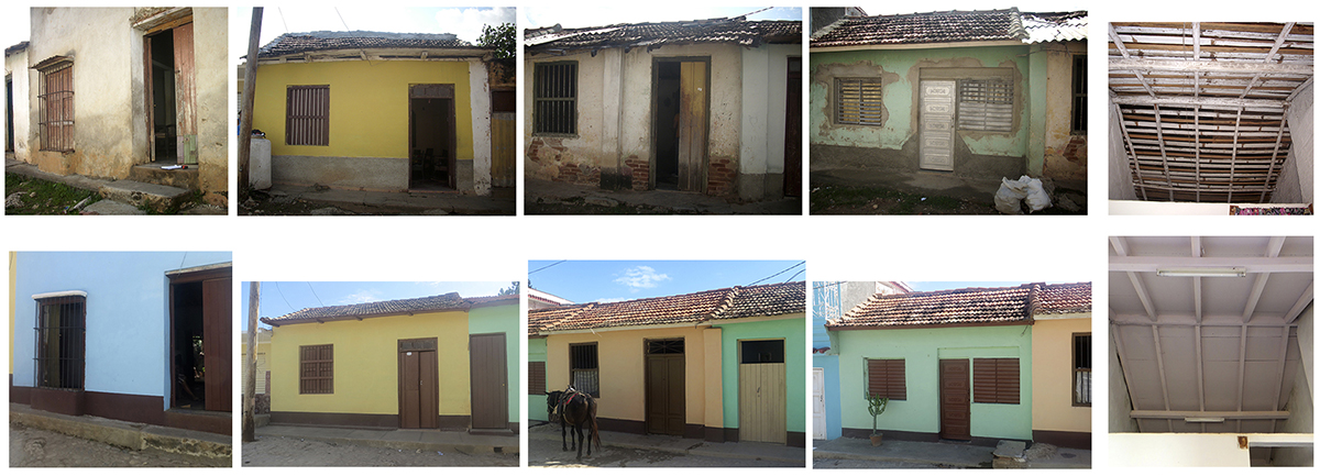 Estados inicial y final de viviendas - IV Fase