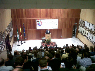 Un  momento de la presentación de "Andalucía Económica"