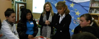 La directora general de Fondos Europeos y Planificación y la directora general d