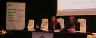 Un momento de la presentación de la encuesta "Educación y Hogares en Andalucía" 