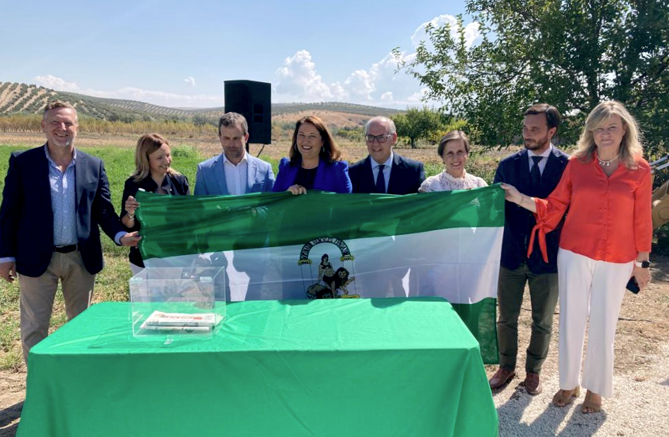 Colocación de la primera piedra de la EDAR Las Infantas
