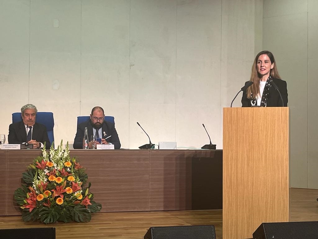 Nieves Valenzuela durante su intervención en el acto