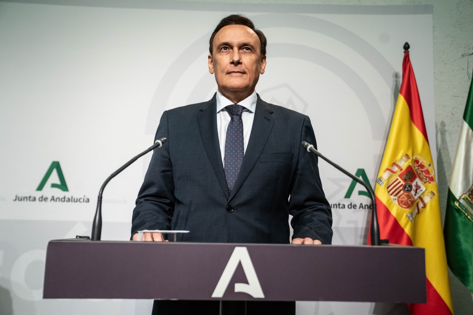 Gómez Villamandos durante su intervención en Consejo de Gobierno