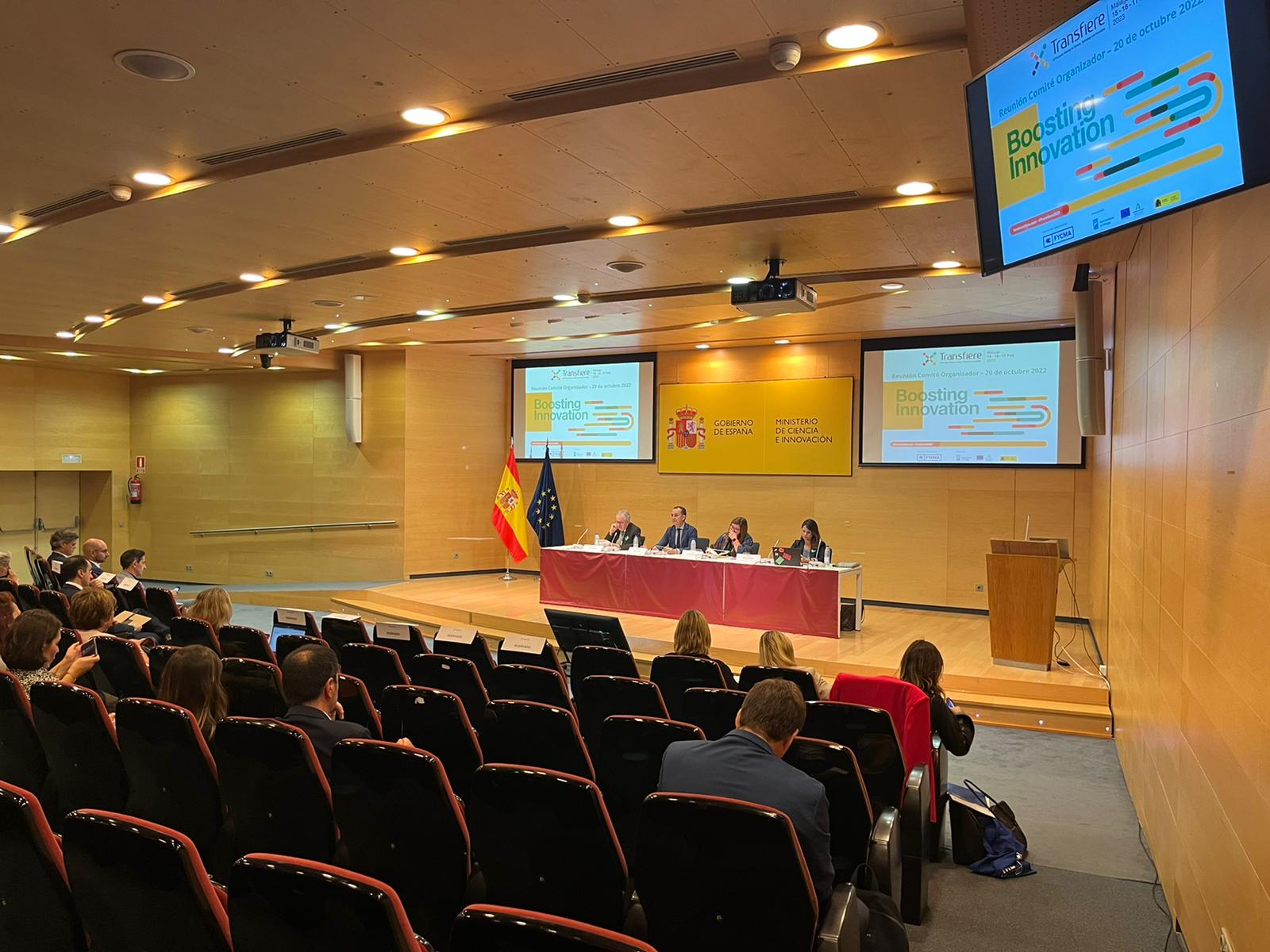 Pablo Cortés, durante el comité organizador de TRANSFIERE 2023