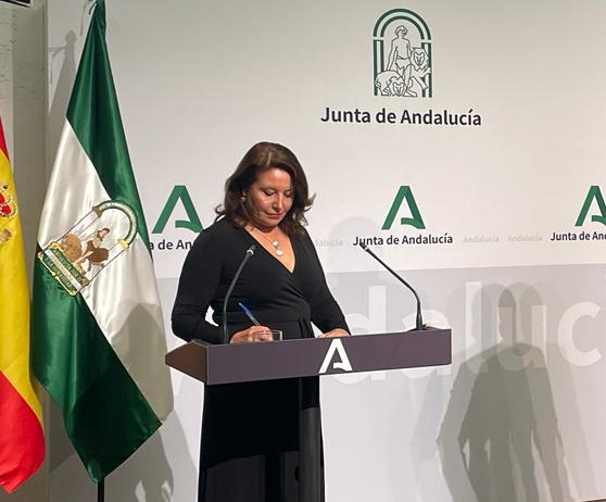 Carmen Crespo durante la rueda de prensa posterior al Consejo de Gobierno