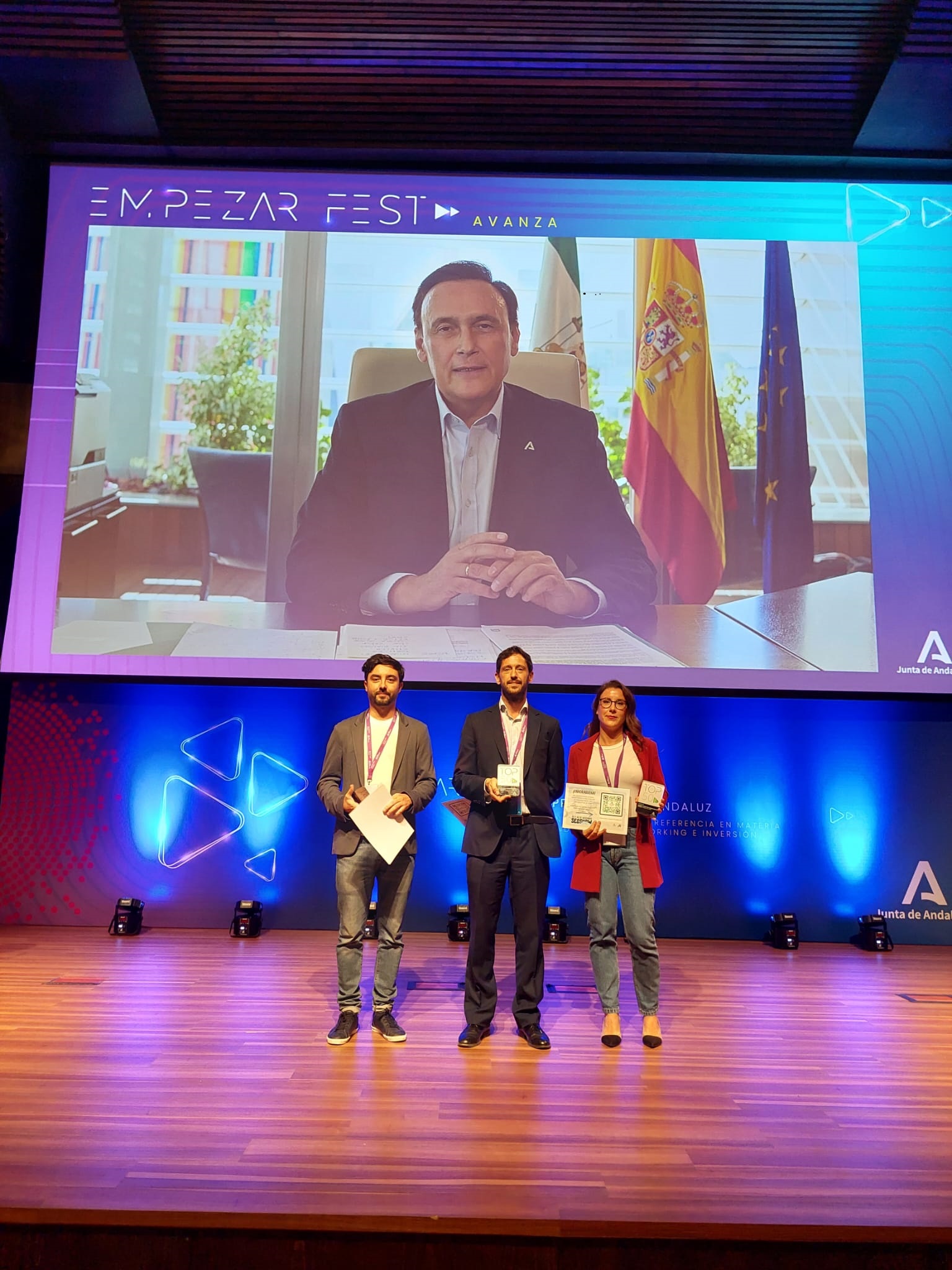 Villamandos durante su intervención en Empezar Fest