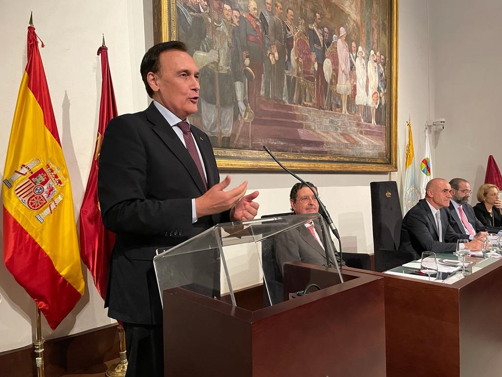 Villamandos durante la entrega Premios CEU PCT Cartuja