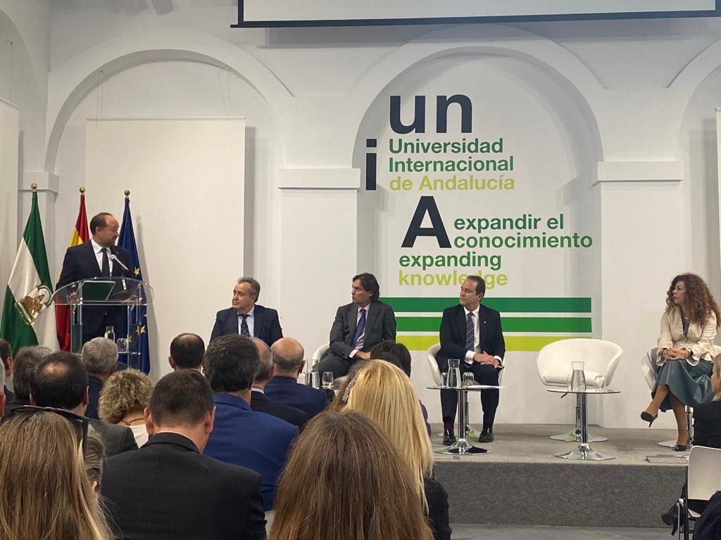 Ramón Herrera, en el acto de la UNIA