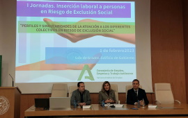 Rocío Blanco interviene en las I I Jornadas de Inserción Laboral a Personas en Riesgo de Exclusión Social