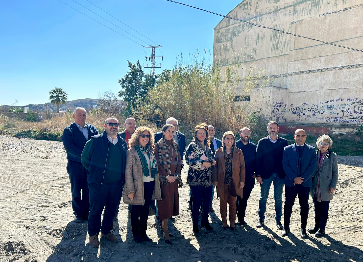 Carmen Crespo presenta el proyecto de restauración de cauces del río Andarax