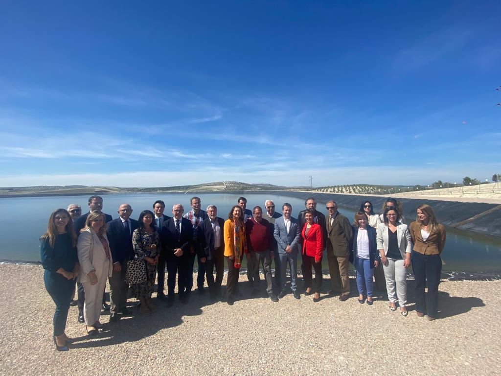 Inauguración de la balsa de la Comunidad de Regantes Jaén Norte