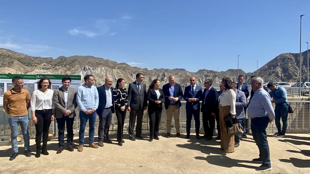 Primera piedra en la presa de Cuevas del Almanzora