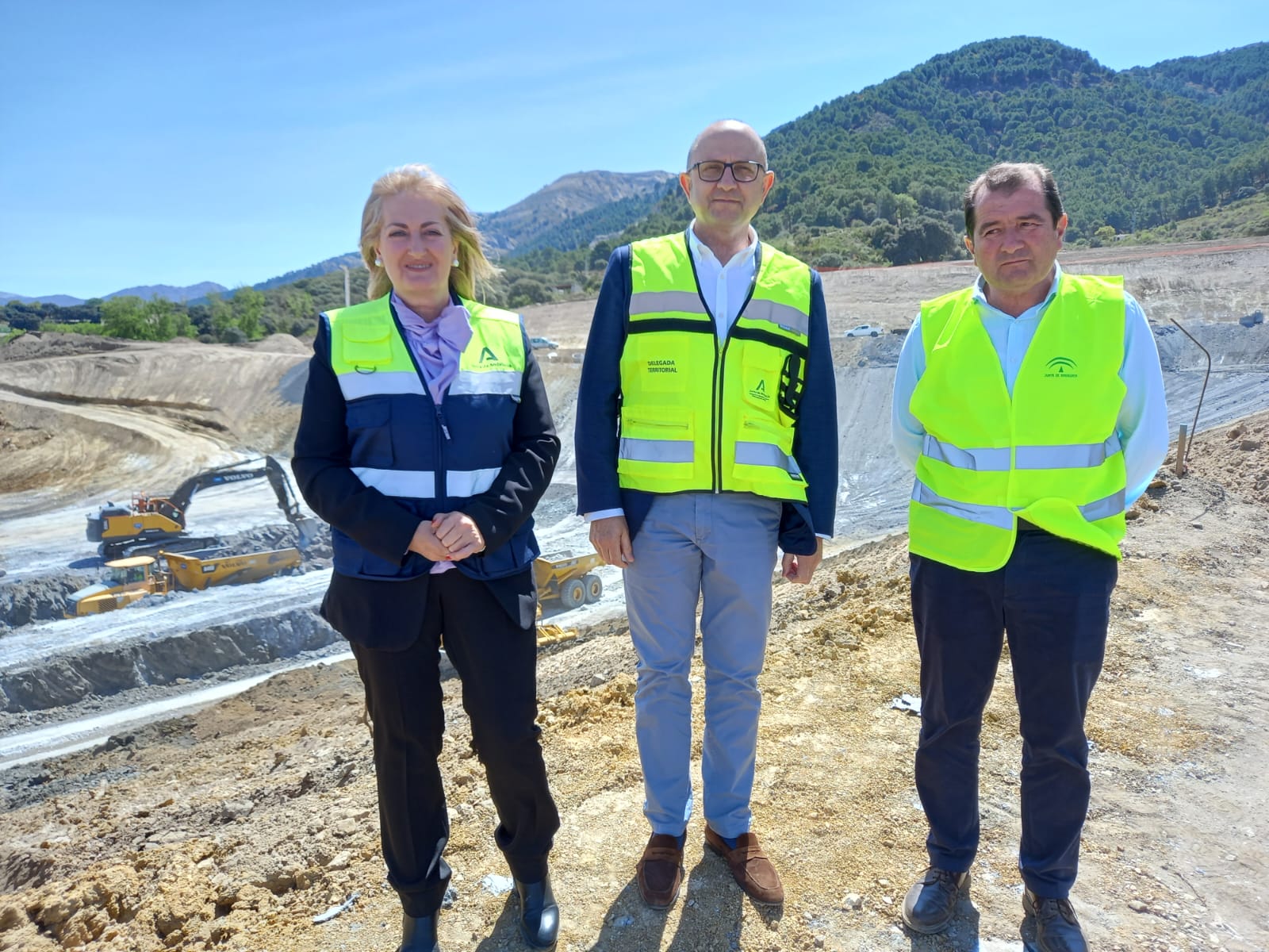 Visita a las obras de modernización de la comunidad de regantes