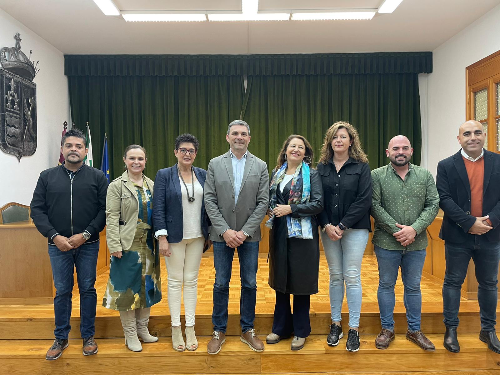 La consejera de Agricultura, Pesca, Agua y Desarrollo Rural, Carmen Crespo, ha realizado una visita institucional al municipio gallardero