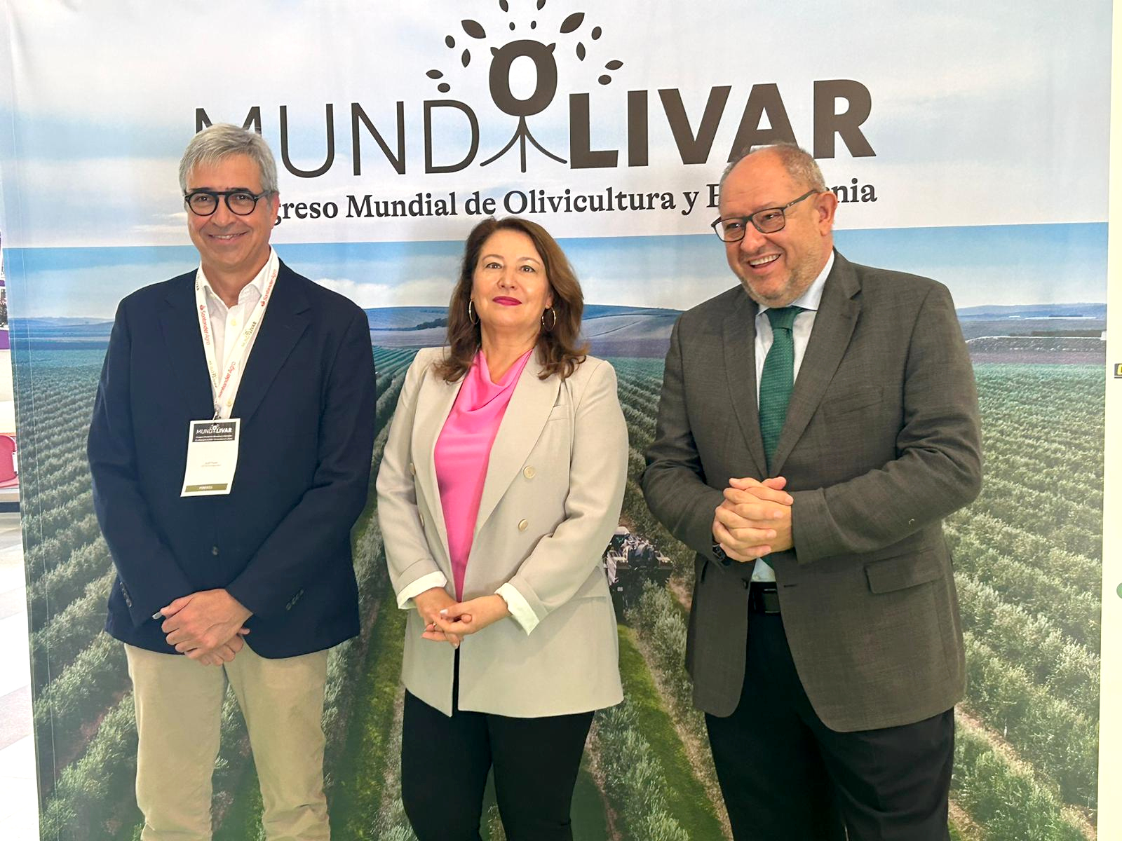 Carmen Crespo en la inauguración del I Congreso Mundial de Olivicultura y Elaiotecnia (Mundolivar)