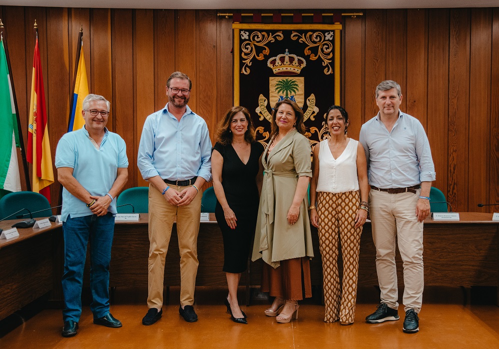 Momento del acto de firma del acuerdo entre Ifapa y el Ayuntamiento de Palma del Río
