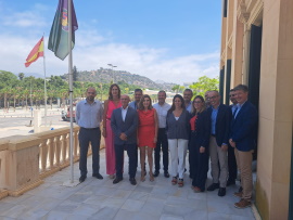 Rocío Blanco visita el Puerto de Málaga