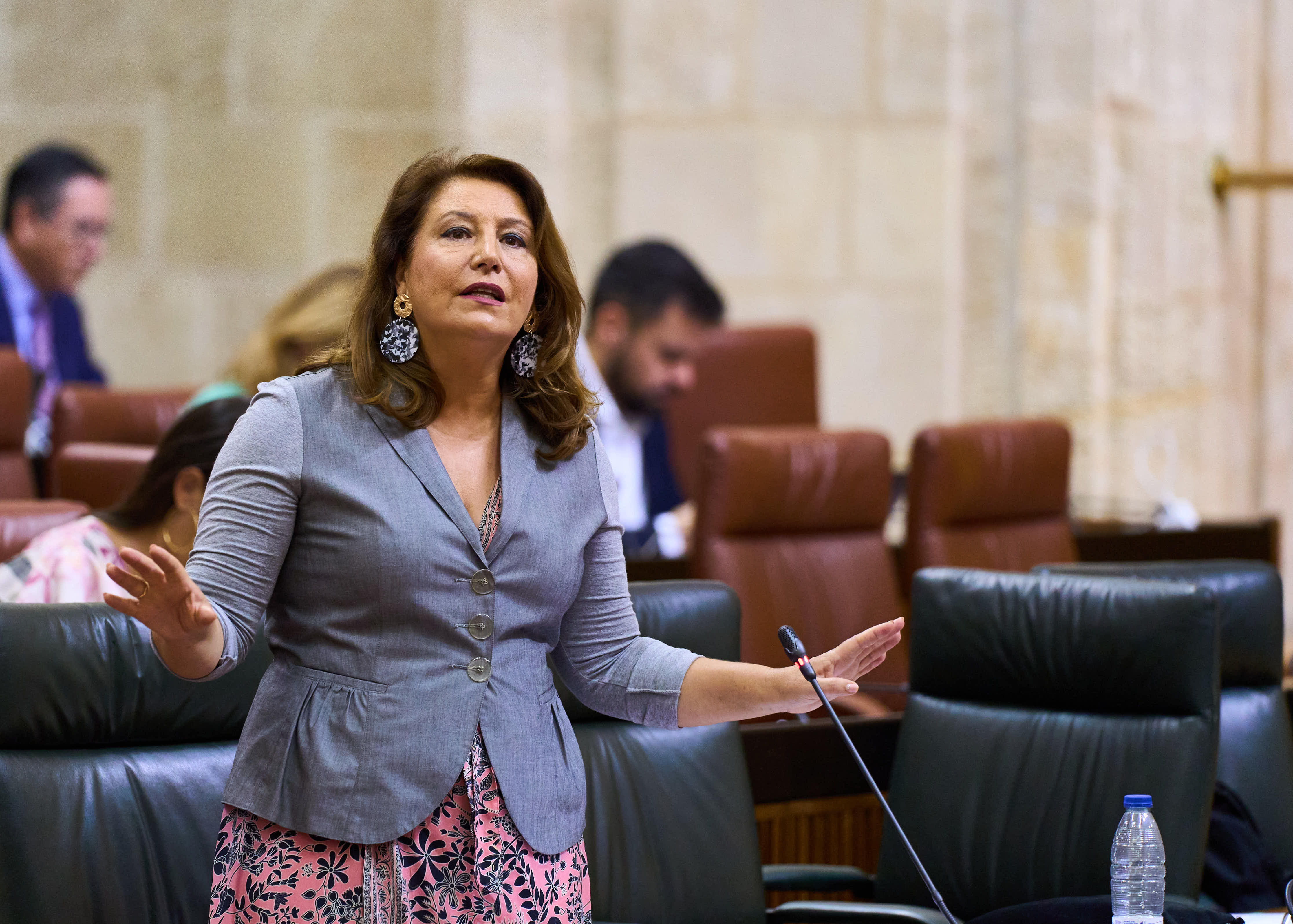 Carmen Crespo en el Parlamento de Andalucía
