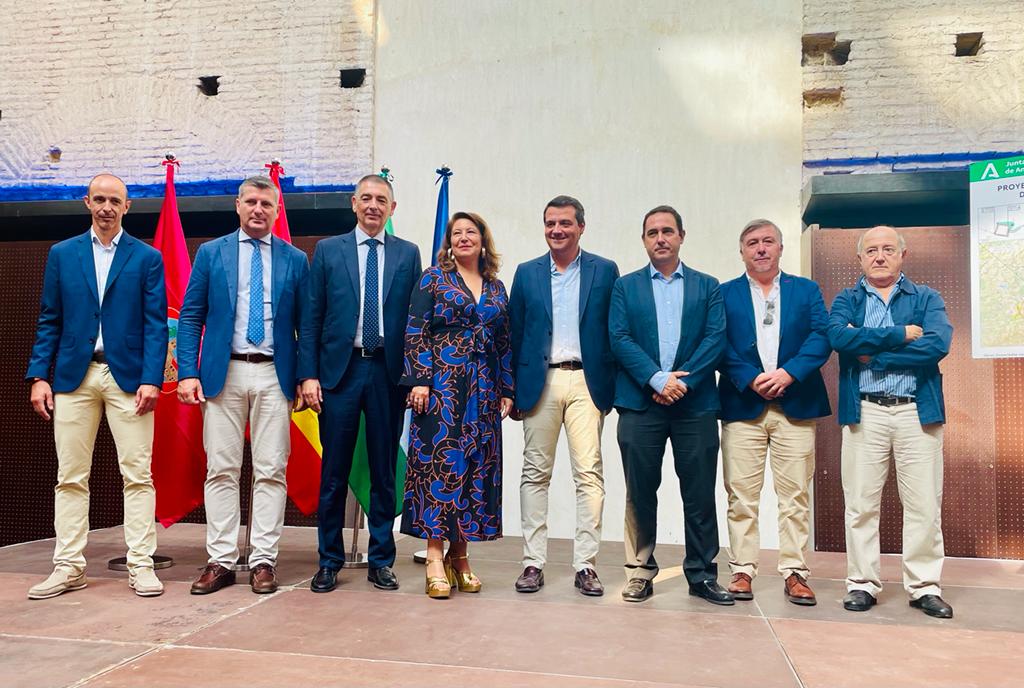 La consejera Carmen Crespo en la presentación del proyecto de abastecimiento de Cerro Muriano