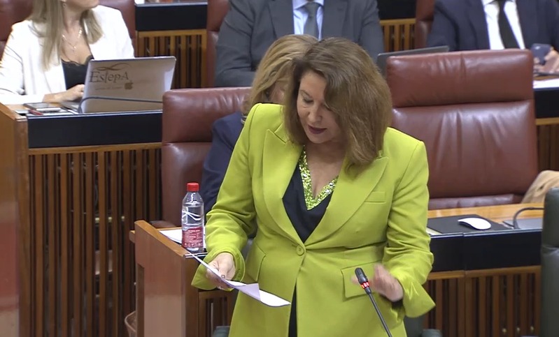 La consejera de Agricultura habla en el Parlamento sobre los cítricos.