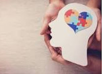 dibujo cabeza sujetada por manos