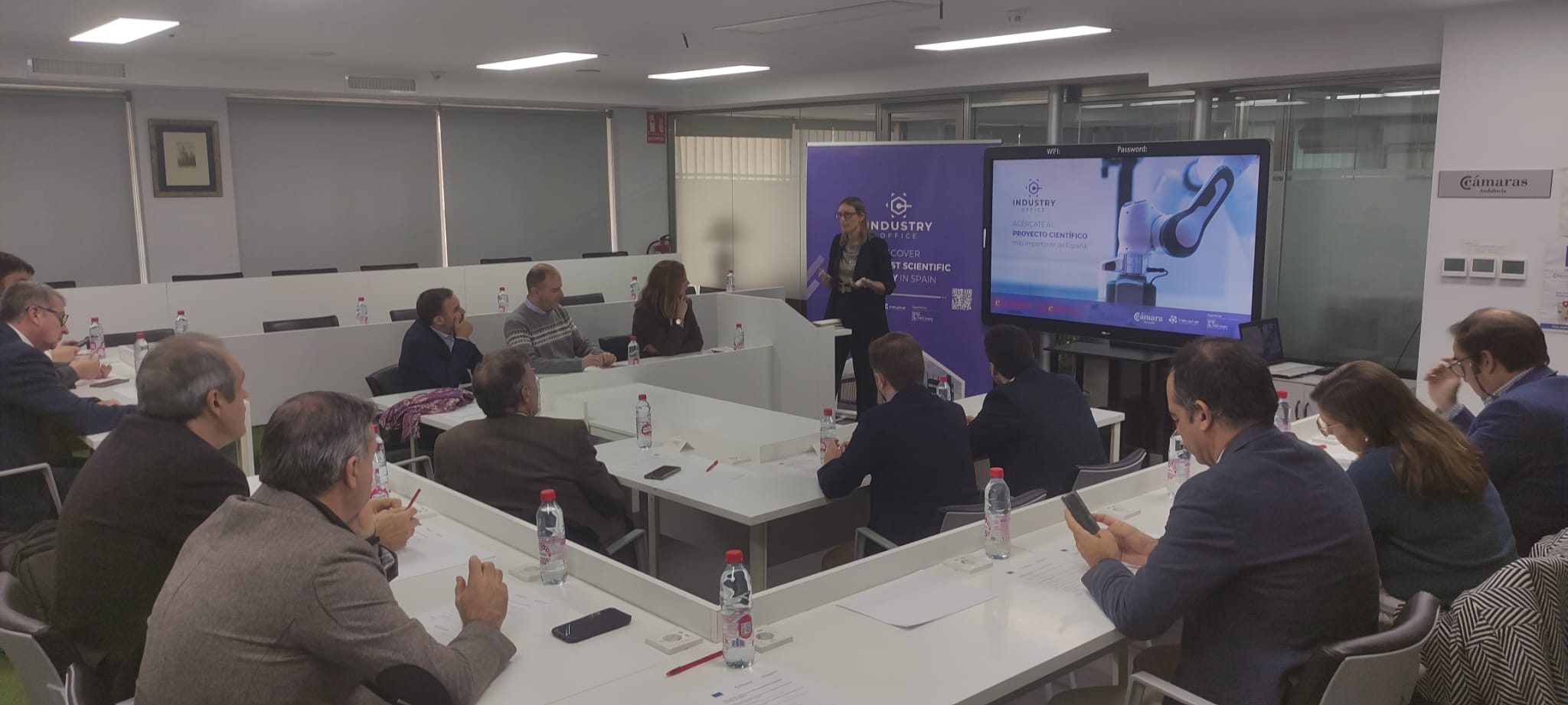 Lorena Garrido en una jornada sobre el impacto del IFMIF-DONES