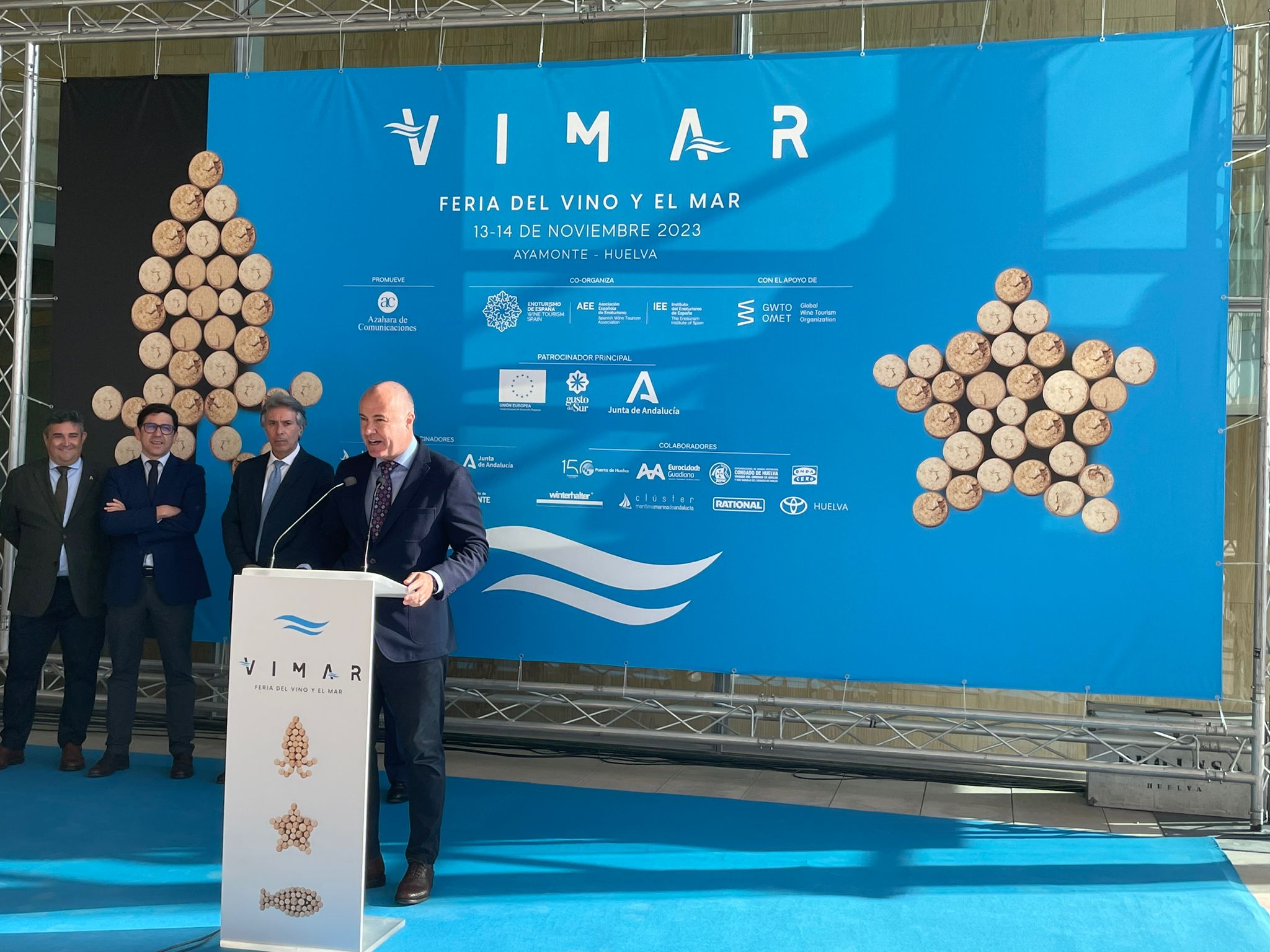 El director gerente de Agapa, José Carlos Álvarez, en Vimar.