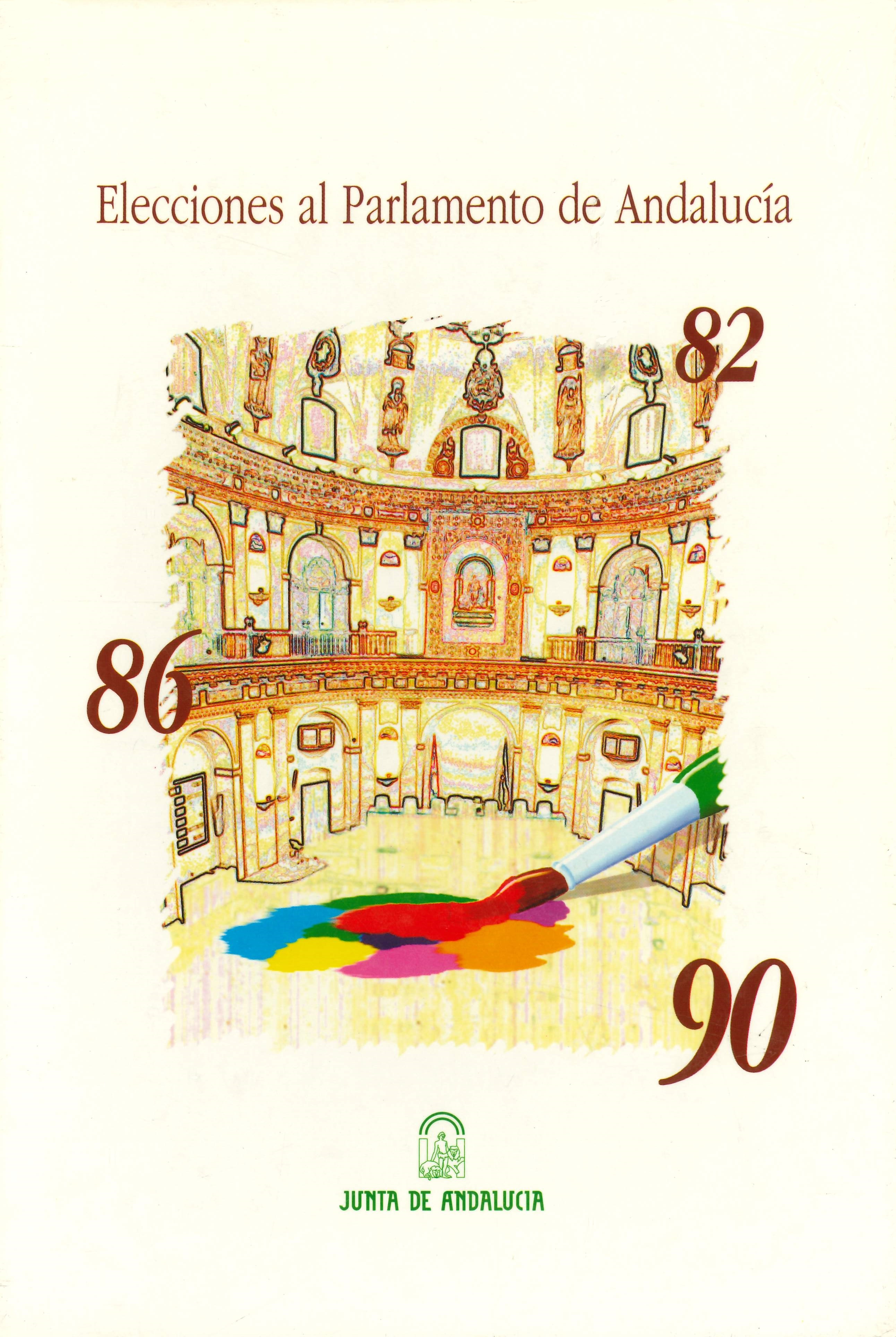 Imagen representativa de la publicación Elecciones al Parlamento de Andalucía 1982, 1986, 1990