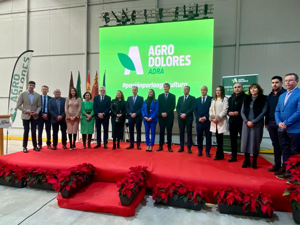 La consejera Carmen Crespo en la inauguración de Agrodolores Adra