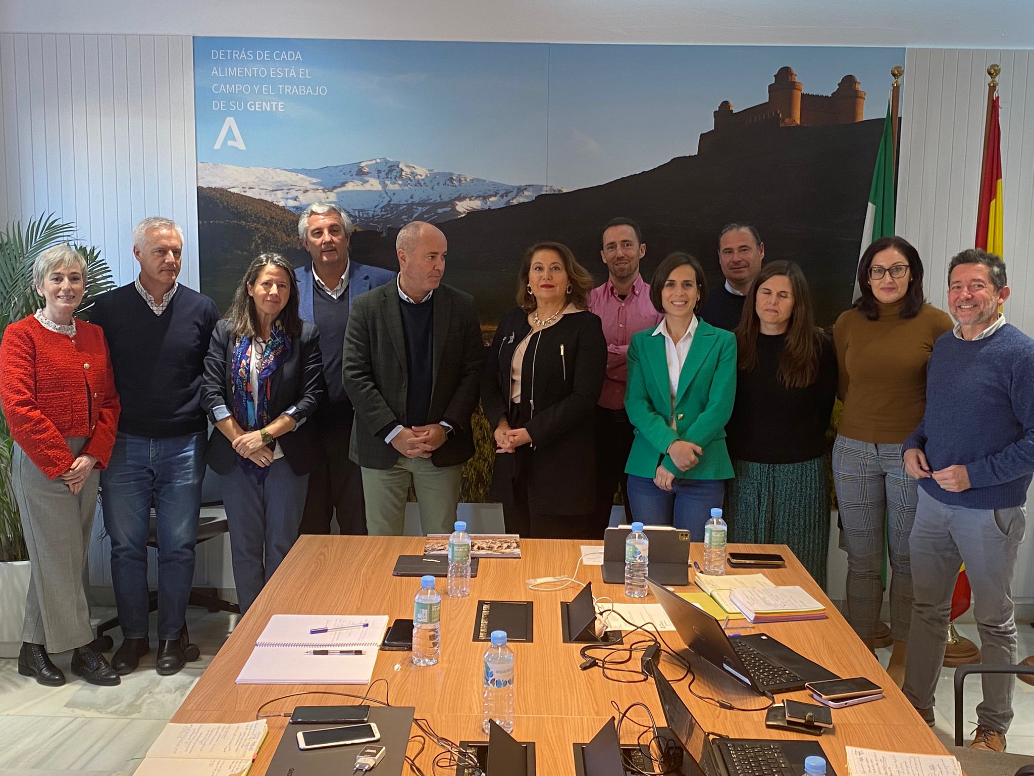 La consejera Carmen Crespo con Agapa