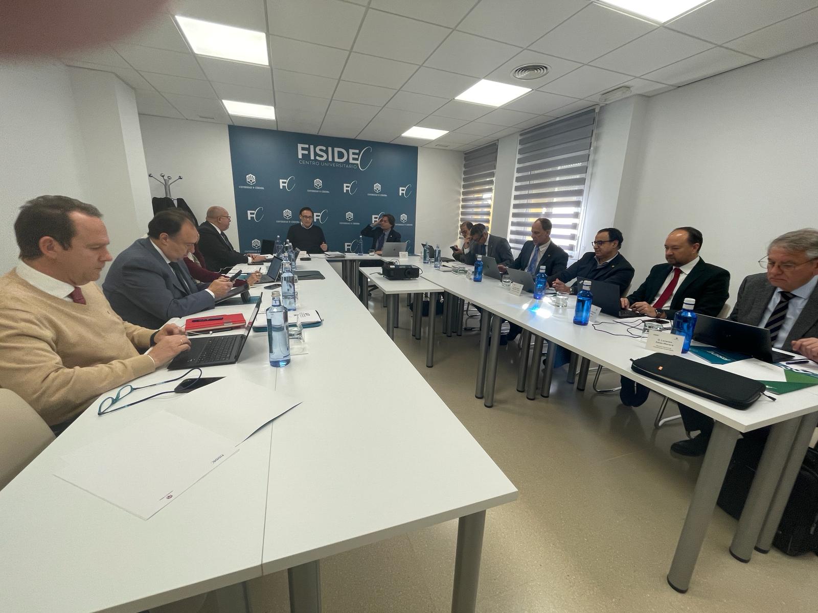 Reunión Villamandos con los rectores