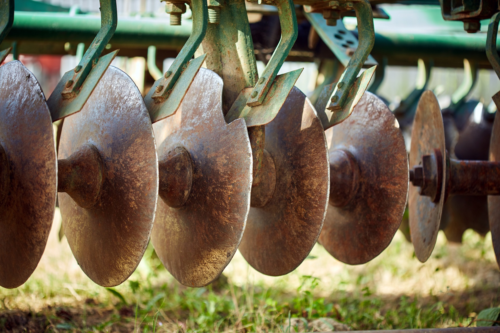 Maquinaria en el campo.