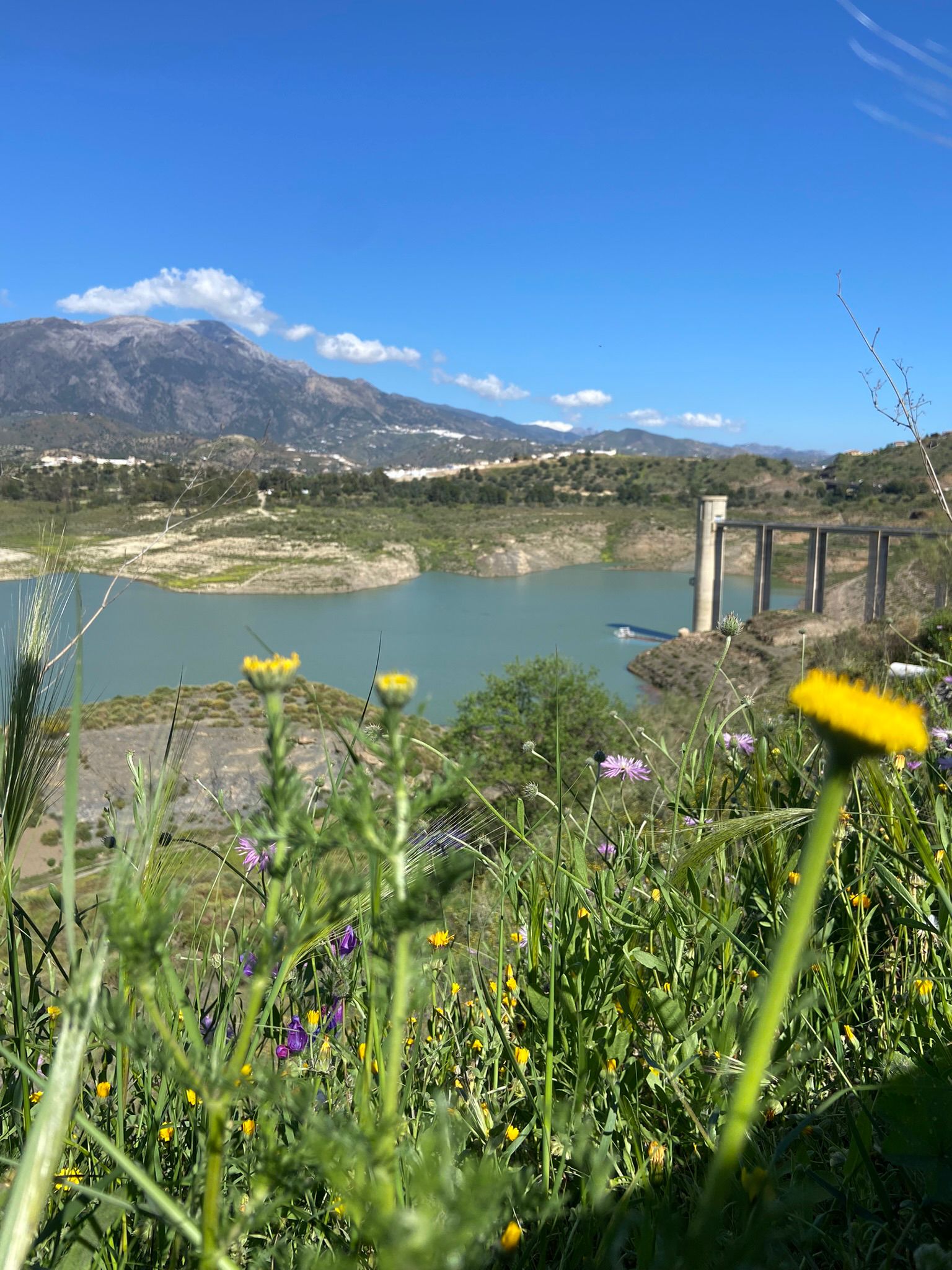 Embalse de La Viñuela.