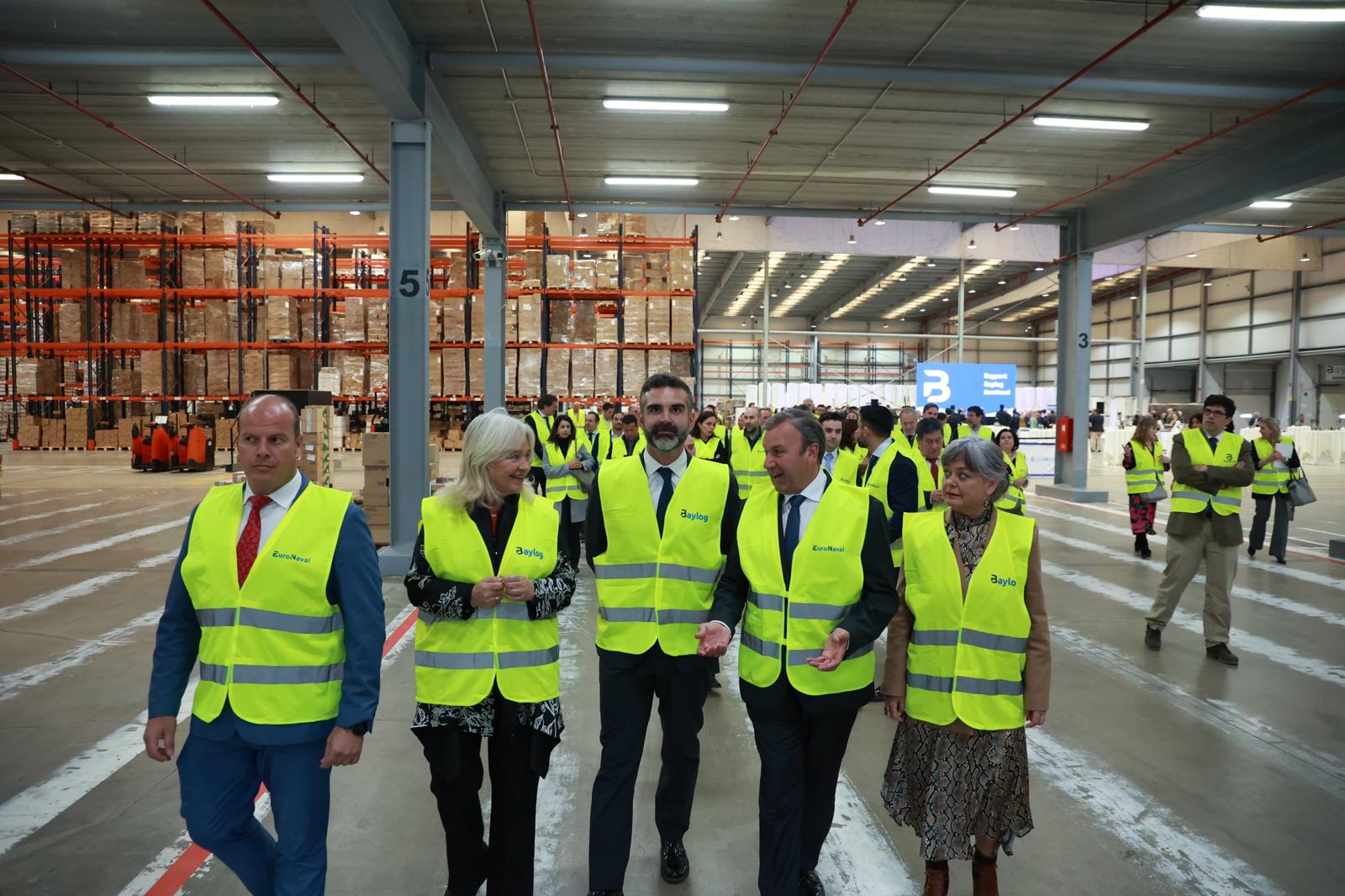 Fernández-Pacheco durante la visita a Bayport.