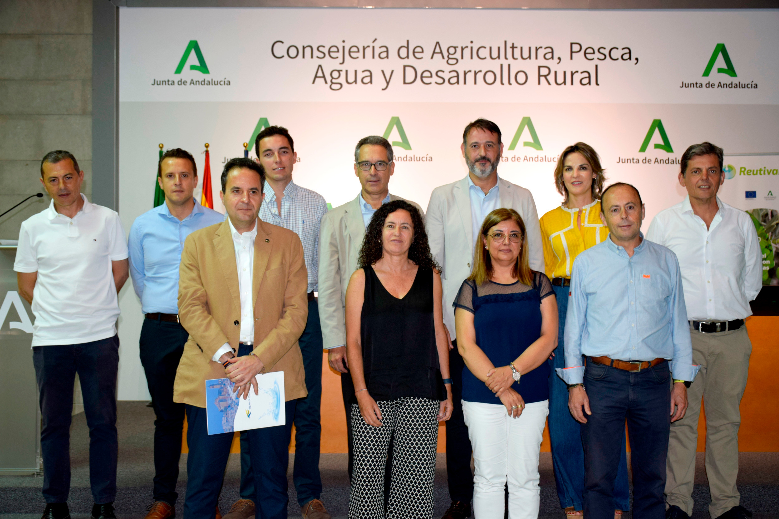 Foto de grupo en la jornada de presentación de resultados del proyecto Reutivar 2.0.