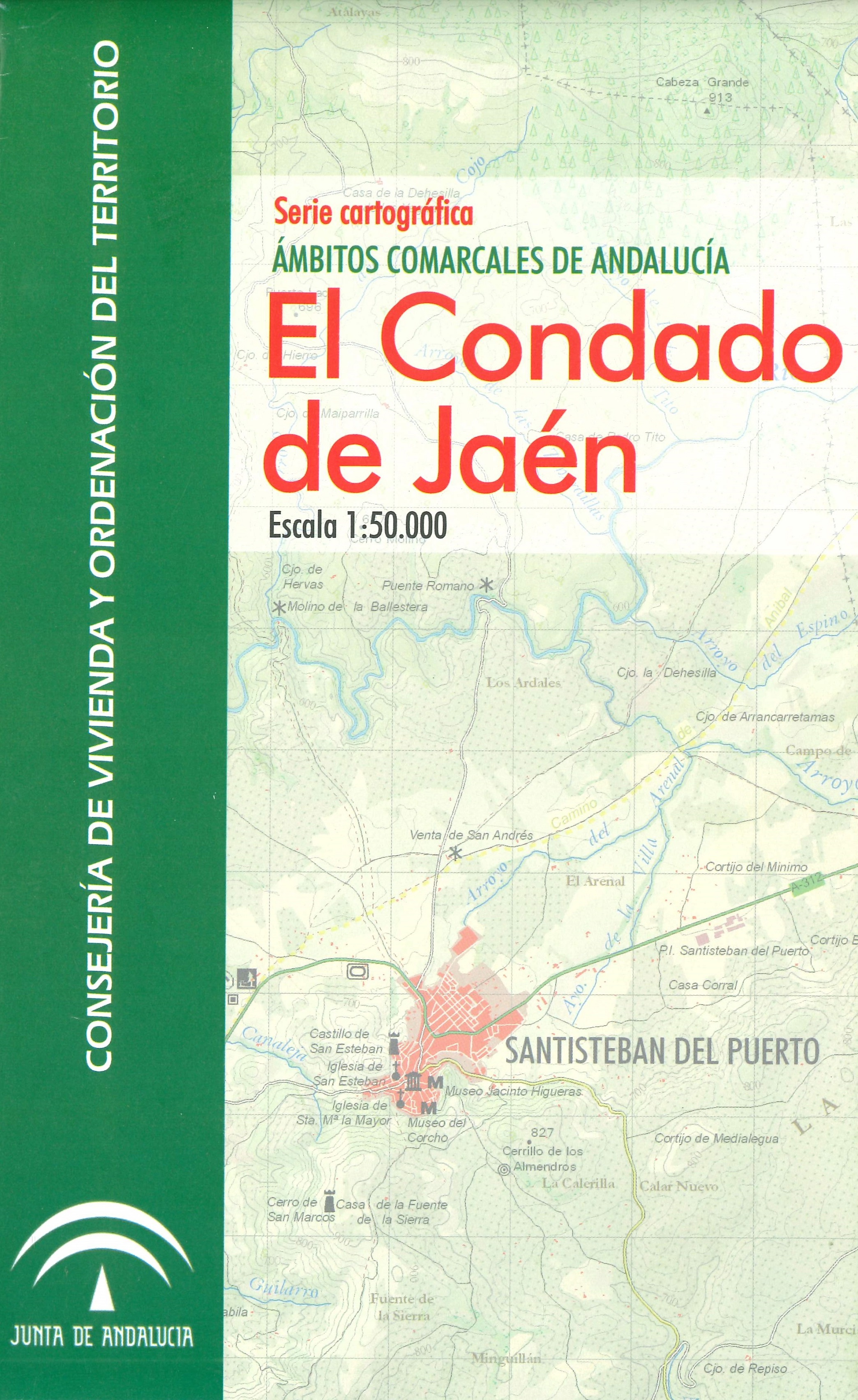 Imagen representativa del mapa El Condado de Jaén, escala 1:50.000_2009