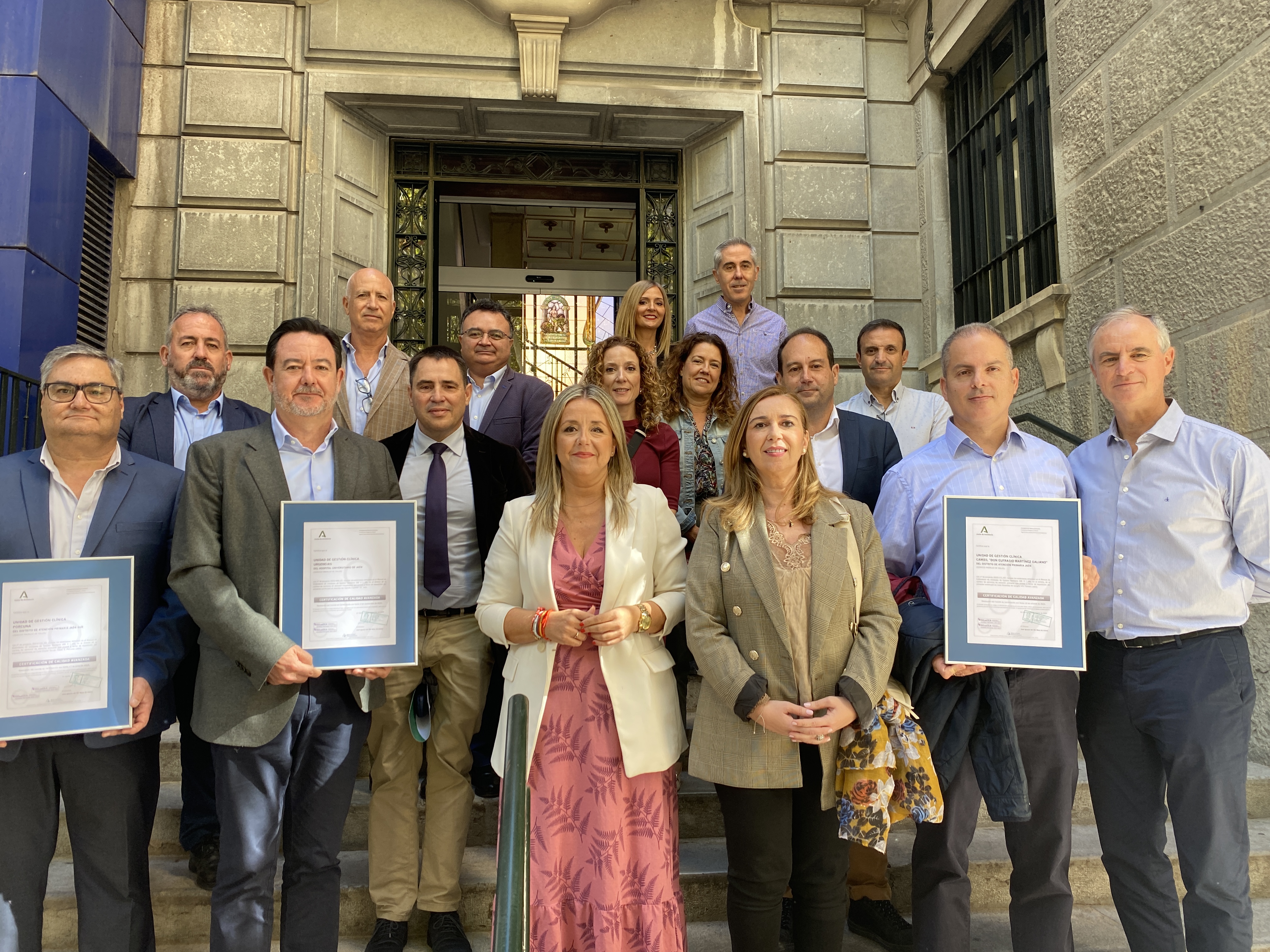 Entrega de la certificación de calidad a 3 unidades de la provincia de Jaén_241024