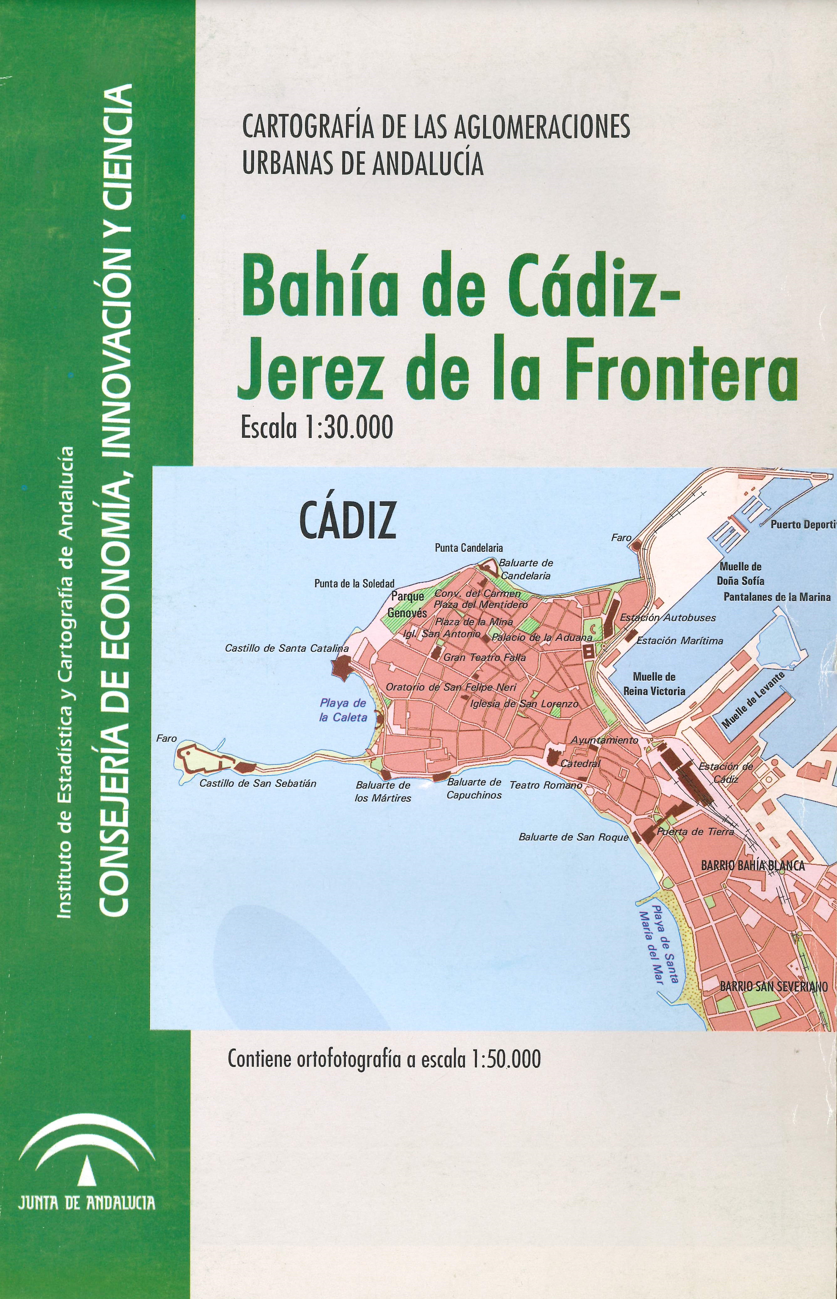 Imagen representativa del mapa Bahía de Cádiz-Jerez de la Frontera, escala 1:30.000