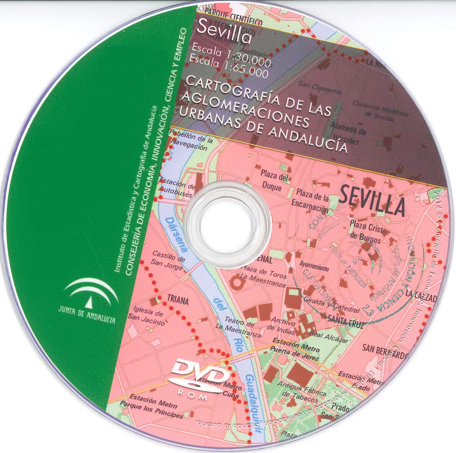 Imagen representativa de la publicación Sevilla, escala 1:30.000 y escala 1:65.000