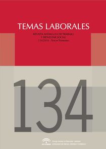 Portada Revista Temas Laborales nº 134/2016