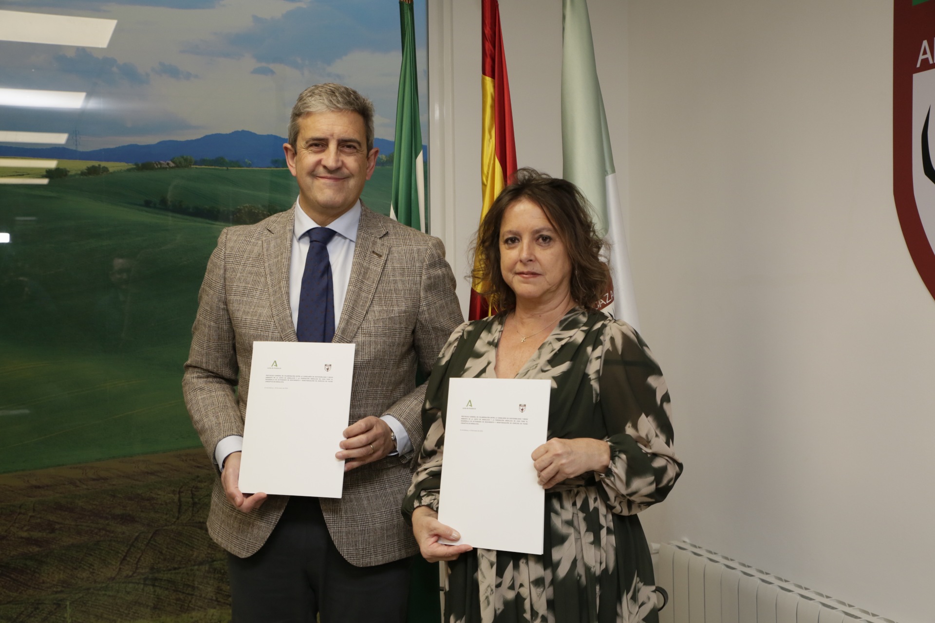 Catalina García y José María Mancheño.