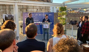 El secretario general para la Cultura, José Vélez, presenta 'Andalucía.cultura'.