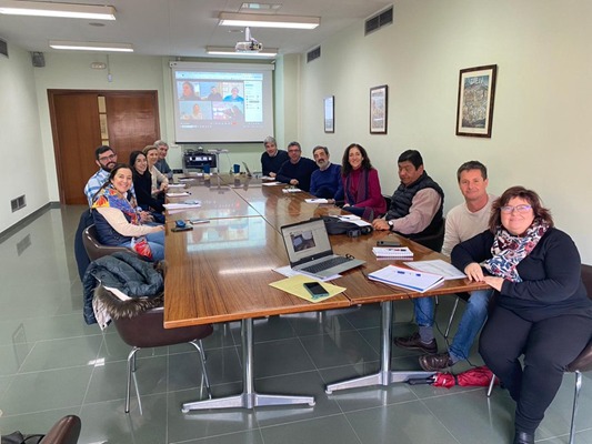 Una de las reuniones sobre el proyecto