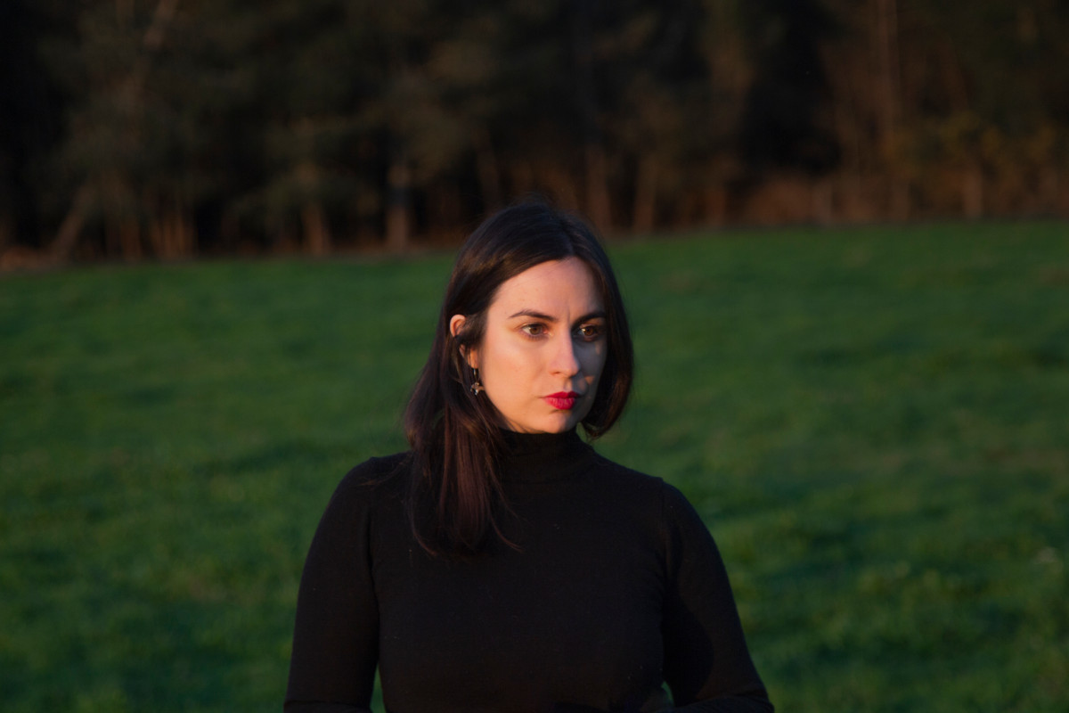 La poesta María Sánchez (fotografía © José González)