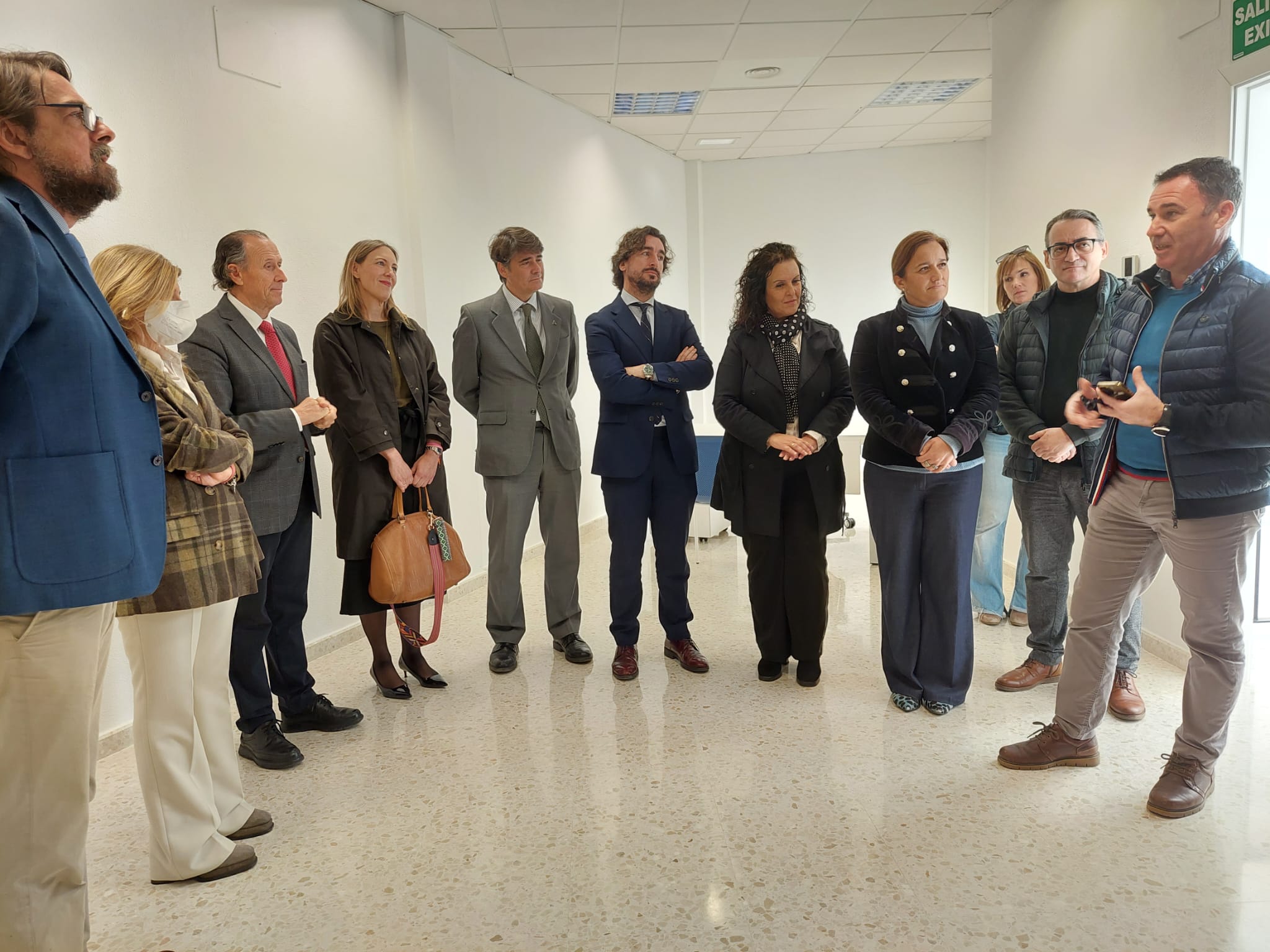 La viceconsejera de Universidad durante la inauguración de las instalaciones del CADE de Chiclana