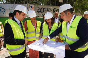Visita obras metro de Málaga