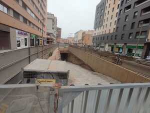 Obras del metro de Málaga