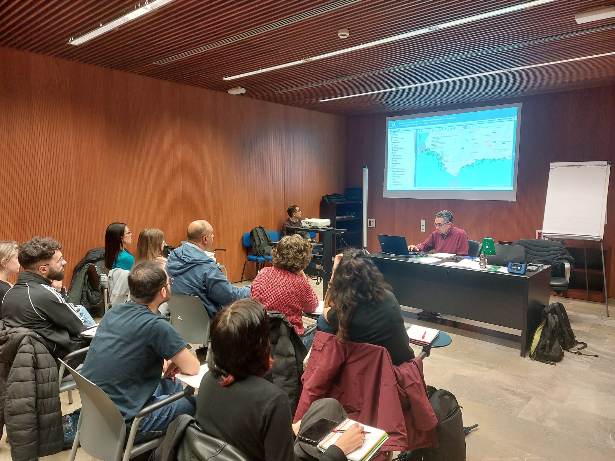 Imagen del curso a inspectores pesqueros