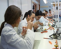 Alumnos de Formación Profesional realizando prácticas