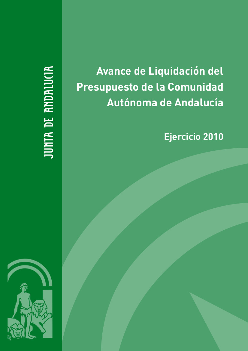 Avance de liquidación: Ejercicio 2010